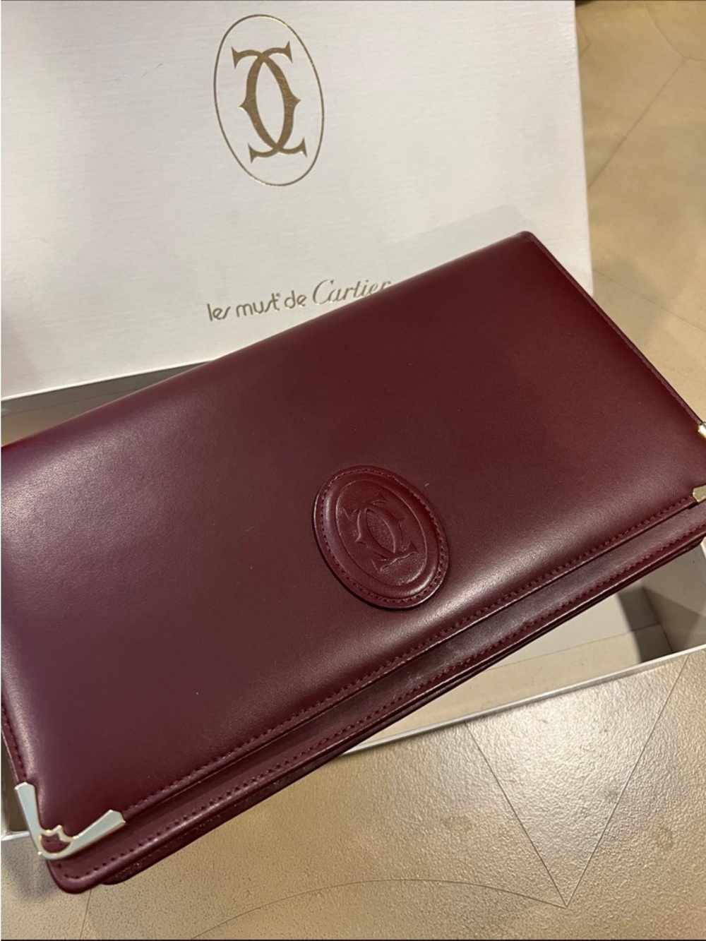 Cartier Must de Cartier Clutch -Vintage 70s/80s -Authentic- EUC - Picture 4 of 11